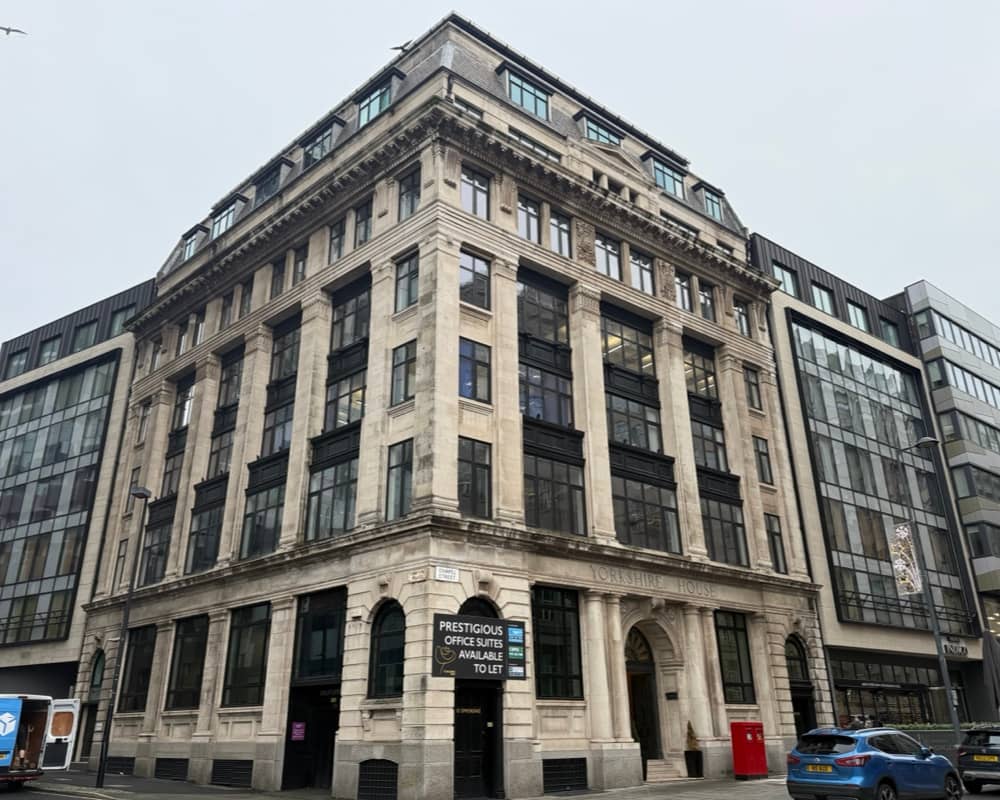 Refurishment Complete, at Yorkshire House, Liverpool, Offices to rent